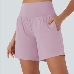 HALARA High Waist Women's Shorts in Soft Purple